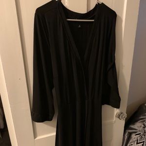 Plus size black dress